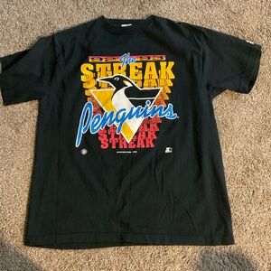 Vintage 90’s Pittsburgh Penguins Starter T-shirt L XL